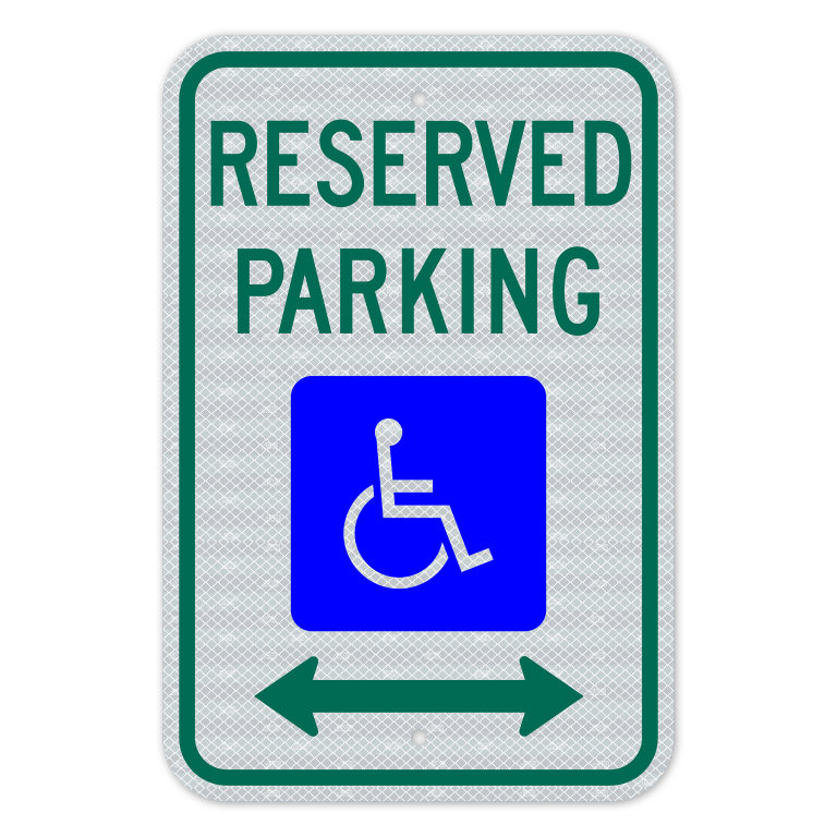 Printed custom street parking signs