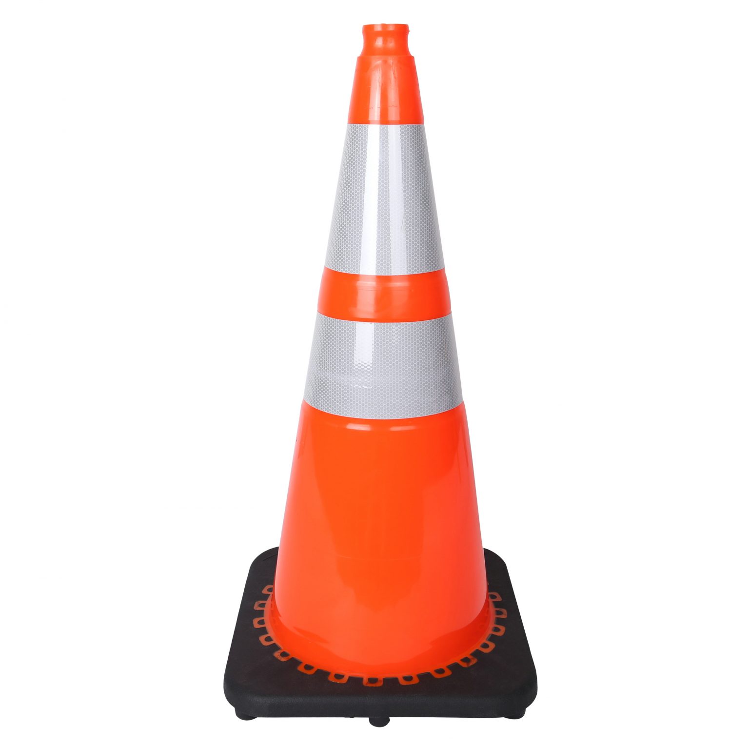 Various specifications of red traffic cones